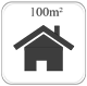 Wohnung mit 100m²